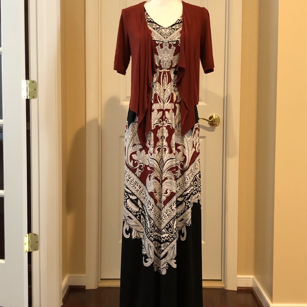 Soma Maxi Dress & Wrap
